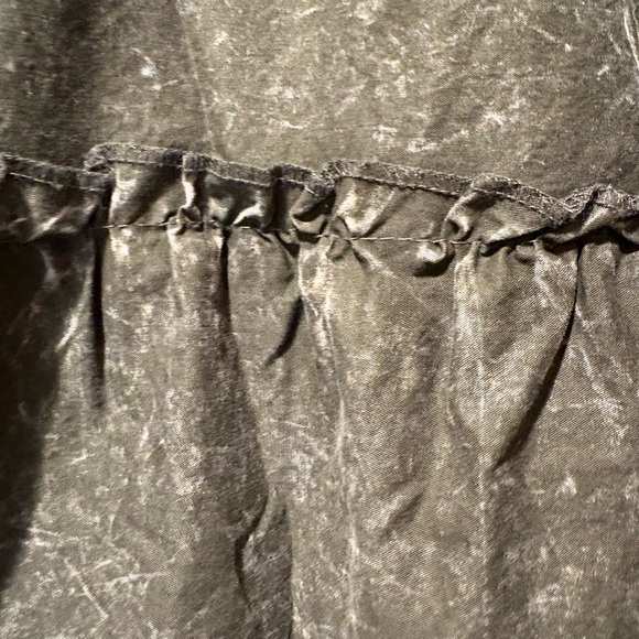 Zenana Outfitters Distressed Acid Wash Black Maxi Skirt NWT Size 3X - Picture 6 of 7